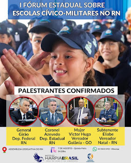 Escolas Cívico-Militares Realiza Seu Primeiro Forum Estadual No RN