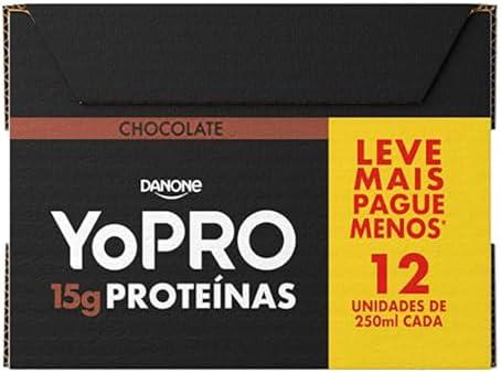 YoPRO Bebida Láctea UHT Chocolate: Avaliação Completa da Deliciosa Opção com 15g de Proteínas – Pacote com 12 Unidades