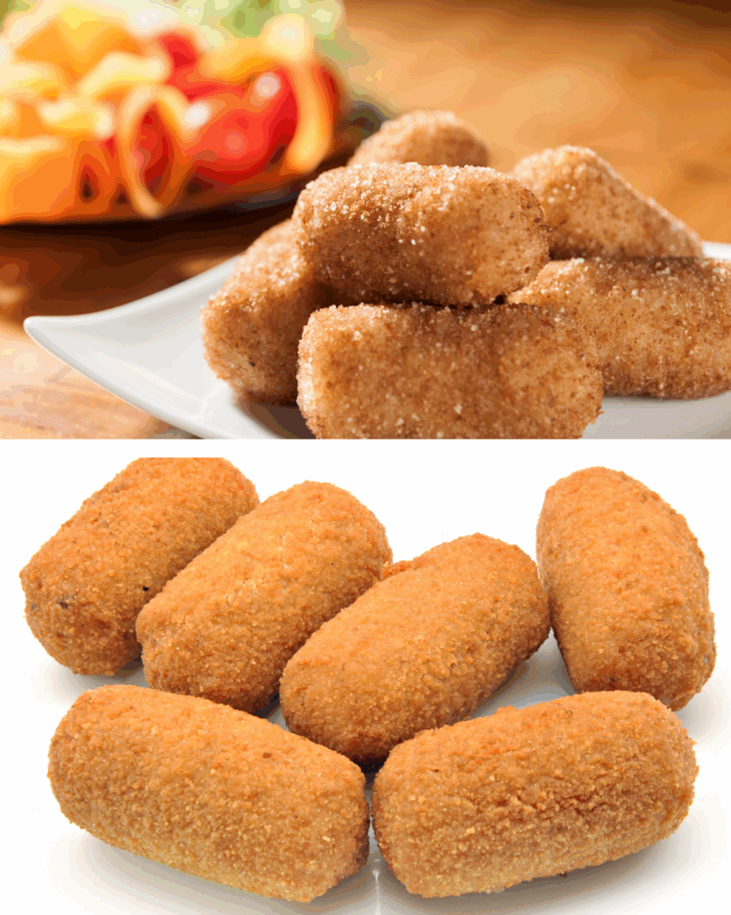 Massa de croquete irresistivelmente macia.