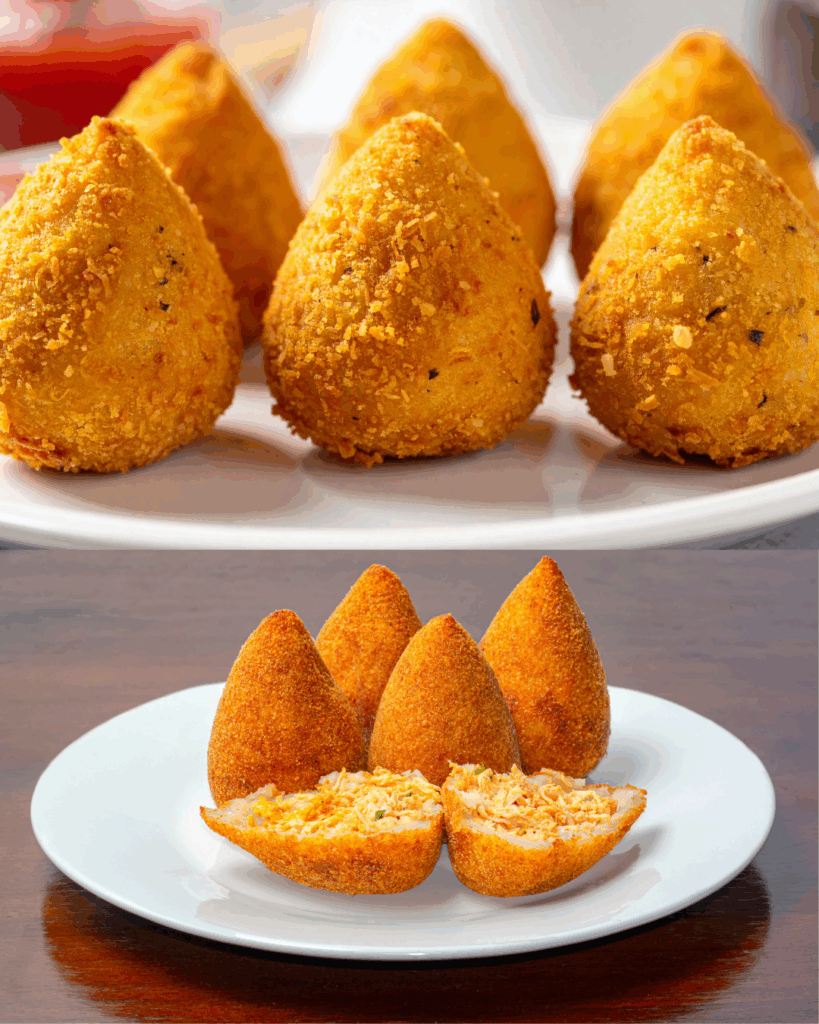 Massa de coxinha sem glúten incrivelmente macia e saborosa