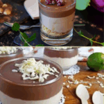 Mousse de Limão Ganache de Chocolate